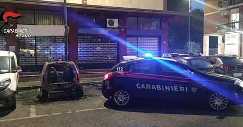 Piromane arrestato a Cologno dai Carabinieri della compagnia di  Sesto