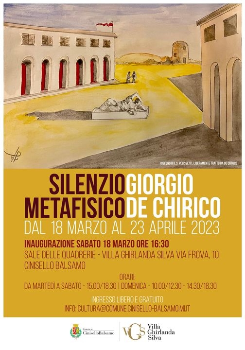 Cinisello - Mostra con le tavole grafiche di Giorgio de Chirico, “Silenzio metafisico”