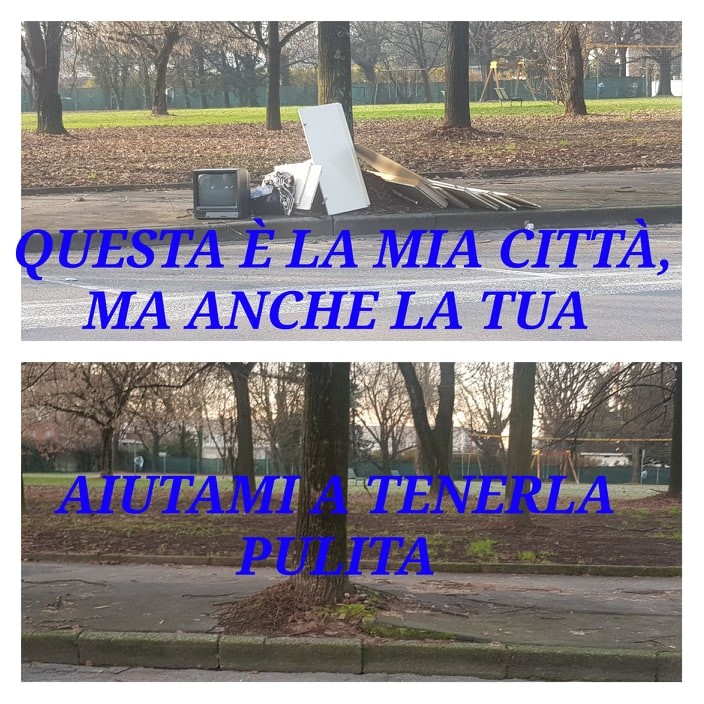Sesto -Rimossa la Discarica Abusiva in viale Rimembranze angolo Via Fosse Ardeatine