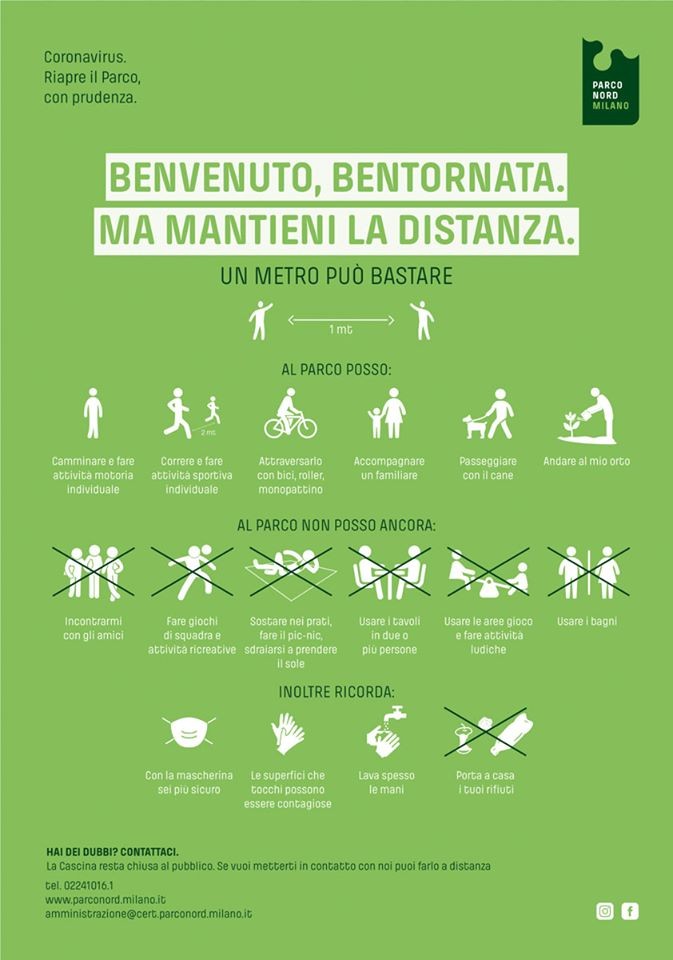 Parco Nord - Riaperto al Pubblico dal 4 maggio 2020