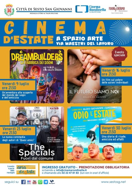 Cinema d'estate a Spazio Arte