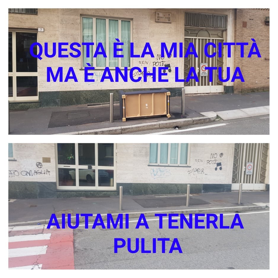 Sesto - rimossa la Discarica abusiva in via Vittorio Veneto N°7