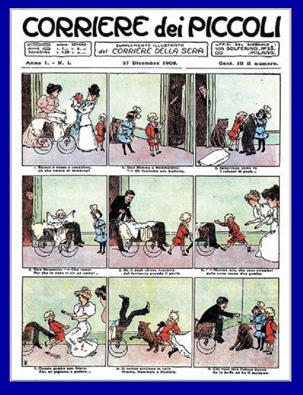Accadde oggi - 27 Dicembre 1908 - Nasce il fumetto italiano