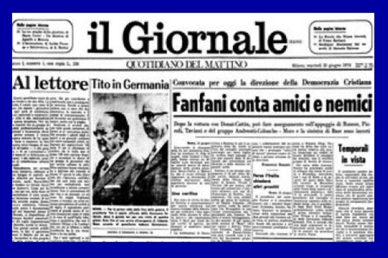 Accadde oggi - 25 Giugno 1974 - Nasce "il Giornale" di Montanelli