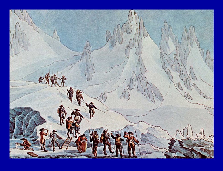 Accadde oggi - 8 Agosto 1786 - Prima scalata del Monte Bianco