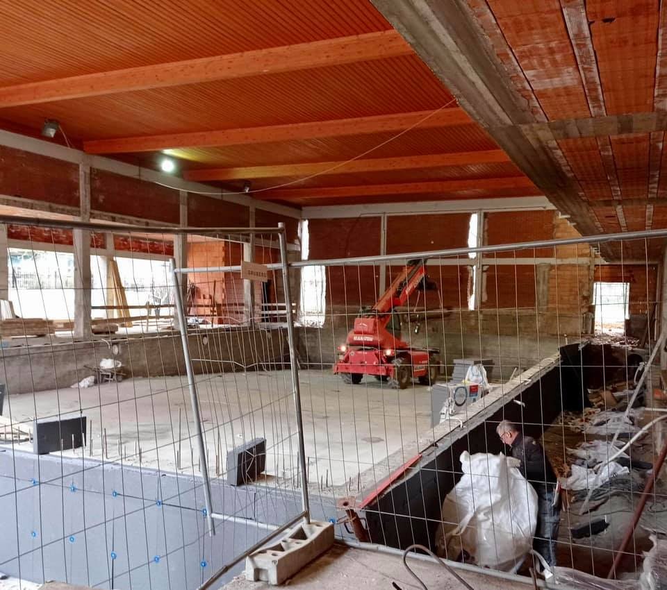 Sesto - PISCINA DE GREGORIO, AVANZAMENTO LAVORI
