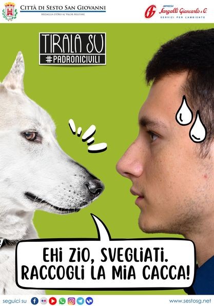 Sesto - Possiedi un cane? Allora raccogli la sua cacca.