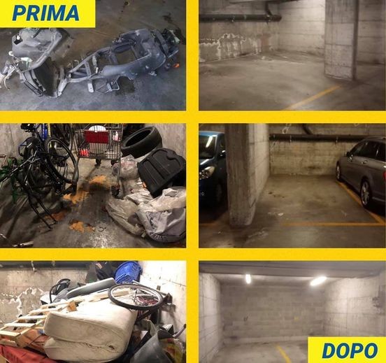 Sesto - Ripuliti i garage delle case popolari in via Marzabotto