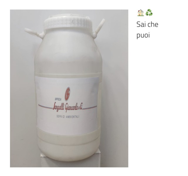 Sesto - Ritiro a domicilio dell'olio alimentare esausto