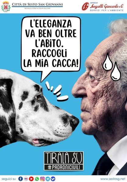 Sesto - Campagna di sensibilizzazione: sulla raccolta degli escrementi dei cani