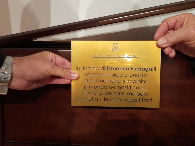 Sesto - CULTURA - DONATO PIANOFORTE AL COMUNE