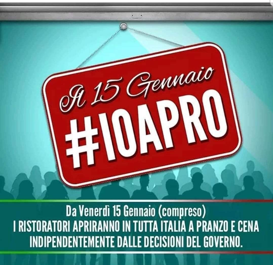 Piccola ribellione del commercio - 12 Gennaio 2021