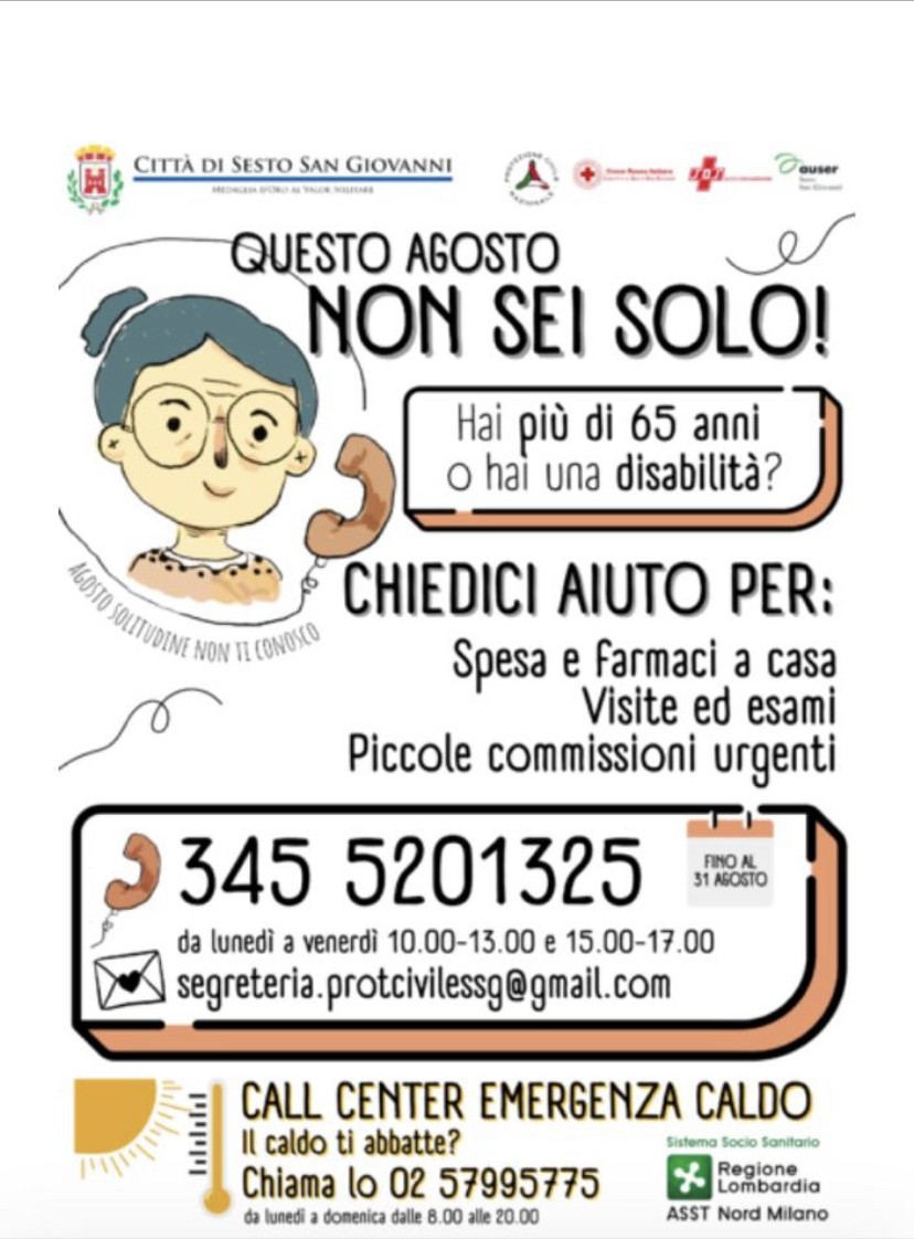Sesto - Ad Agosto non sei solo! 