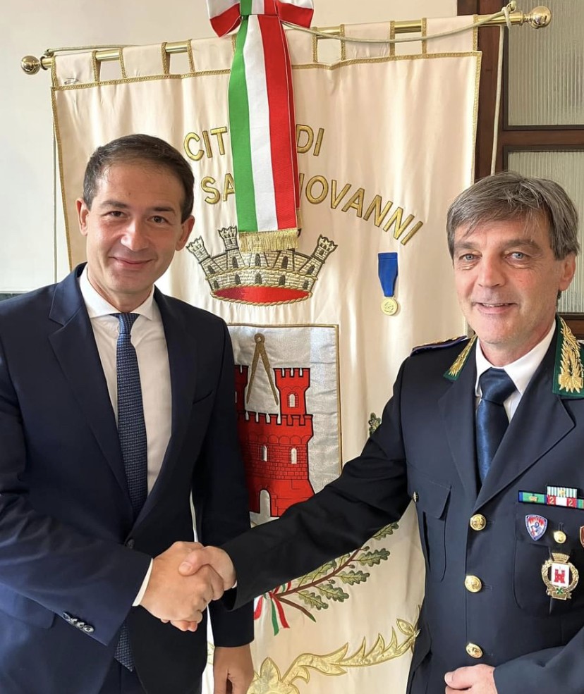 BENVENUTO AL NUOVO COMANDANTE DELLA POLIZIA LOCALE LUCA ZENOBIO.