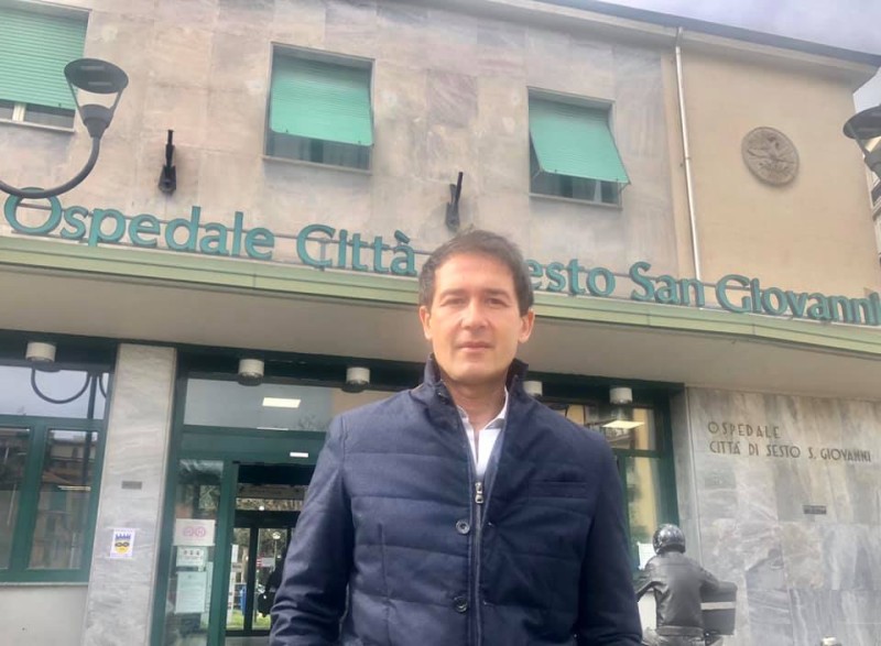 Sesto - CORONAVIRUS il personale sanitario oggi ha ricevuto la visita del sindaco Roberto Di Stefano.