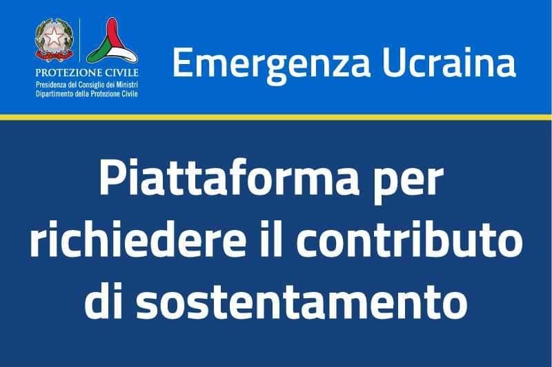 CONTRIBUTO DI SOSTENTAMENTO RIFUGIATI UCRAINI