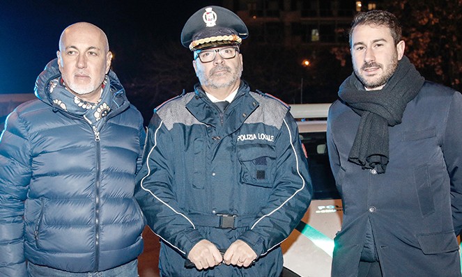 Cinisello - Polizia locale in Piazza per il patrono San Sebastiano