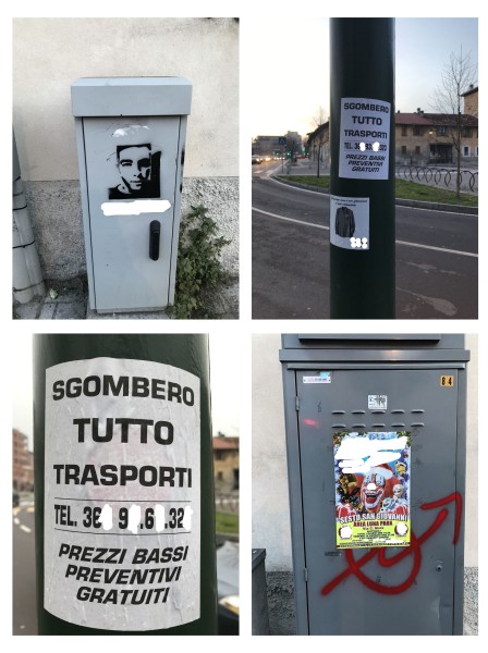 Sesto - Affissioni in città deplorevoli!