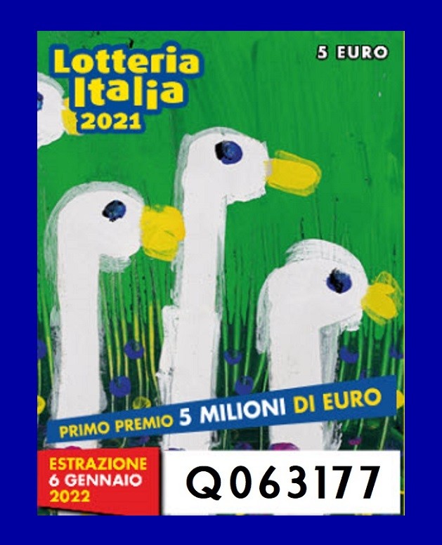 Lotteria Italia 2021 - 7 Gennaio 2022