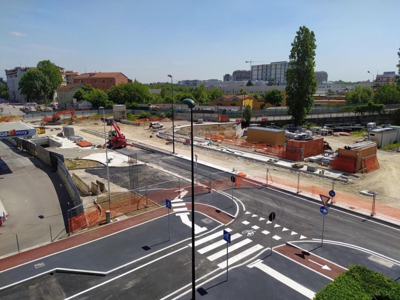 Sesto - VIALE GRAMSCI, RIAPERTO IL PRIMO TRATTO
