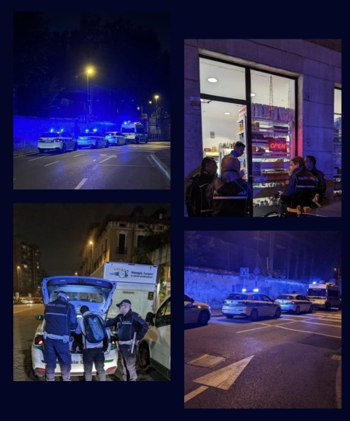 Sesto - PATTUGLIONE SERALE DELLA POLIZIA LOCALE