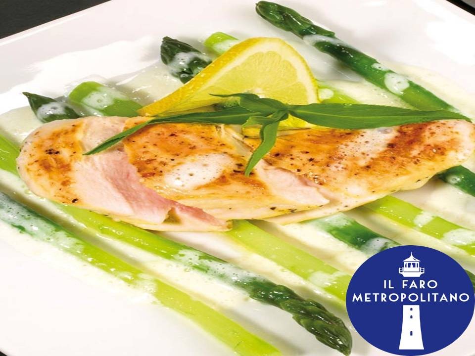 La stagionalita’ nel piatto - 04 aprile 2020-Pollo con asparagi in salsa di limone