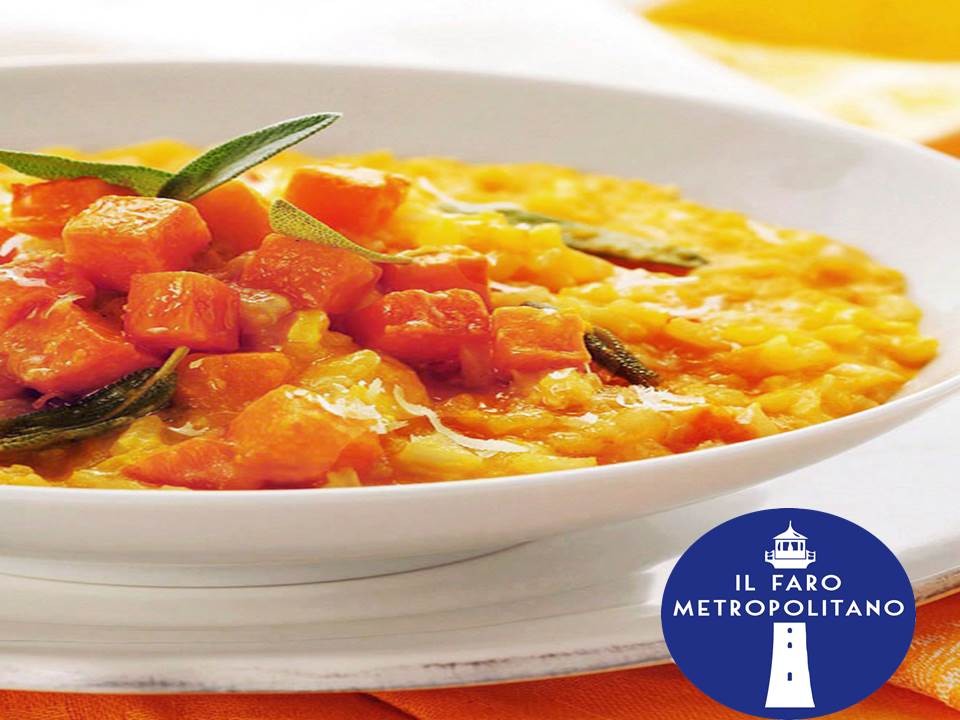 La stagionalita’ nel piatto - risotto zucca e taleggio 16 novembre 2019