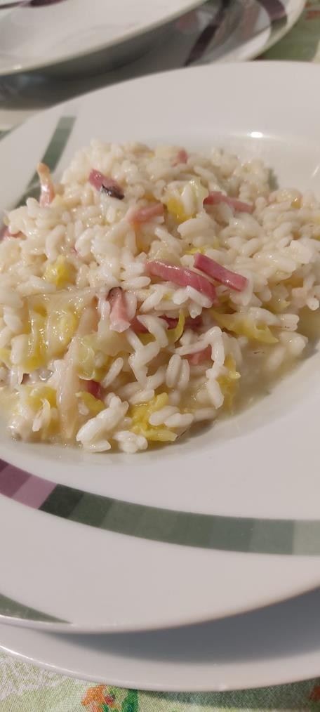 IN CUCINA CON ARSELIO - Risotto con speck verza e zola