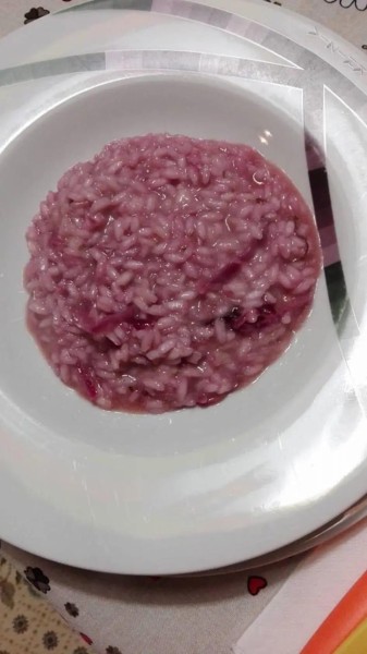 IN CUCINA CON ARSELIO - Riso con cavolo cappuccio viola e robiola