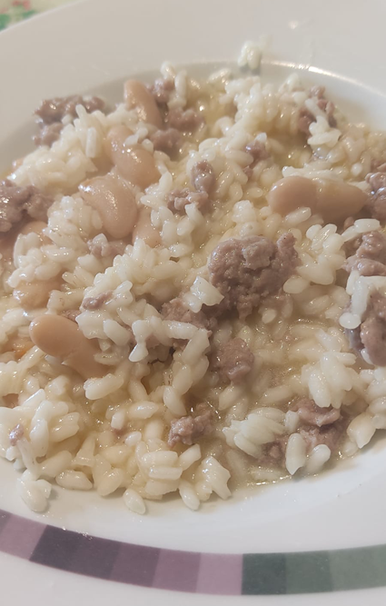 IN CUCINA CON ARSELIO: Riso con salamella e fagioli