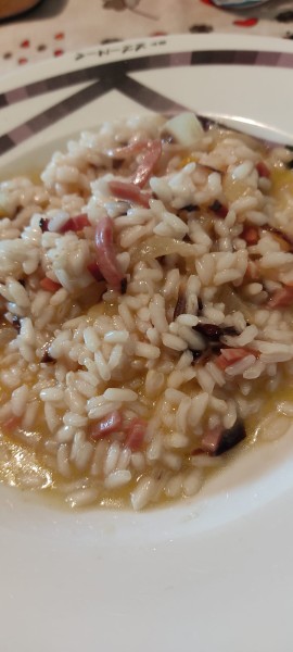 IN CUCINA CON ARSELIO: Risotto con radicchio trevisano e speck