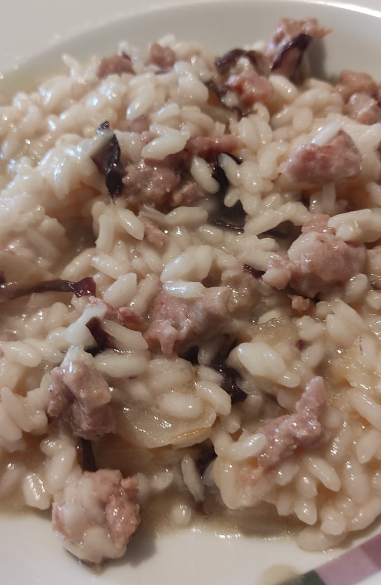 IN CUCINA CON ARSELIO: Risotto con trevisana e salsiccia