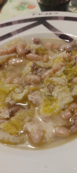 IN CUCINA CON ARSERLIO: Zuppa con fagioli cannellini verza e salsiccia
