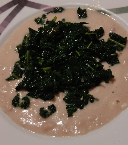 IN CUCINA CON ARSELIO: cavolo nero con crema di cannellini