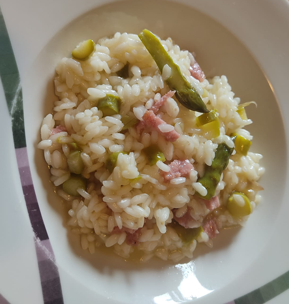 IN CUCINA CON ARSELIO: risotto con ciauscolo e asparagi