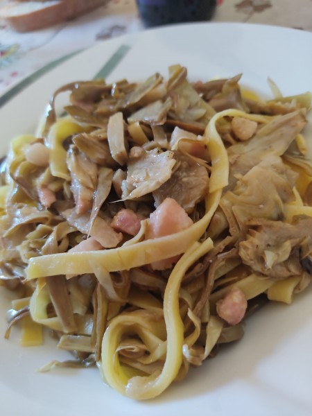 IN CUCINA CON ARSELIO - Tagliatele carciofi e guanciale