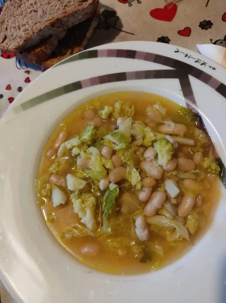 IN CUCINA CON ARSELIO: Minestra di broccolo romanesco, patate, cannellini