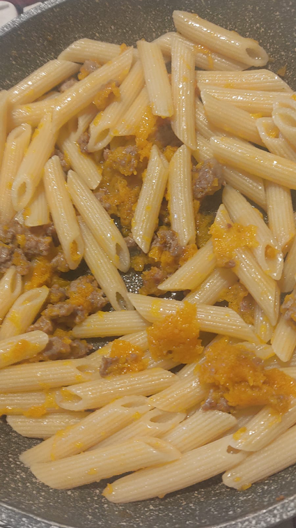 IN CUCINA CON ARSELIO: Penne con zucca e salsiccia x 2