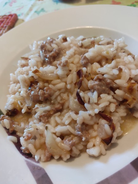 IN CUCINA COIN ARSELIO: Risotto con radicchio trevisano e salsiccia