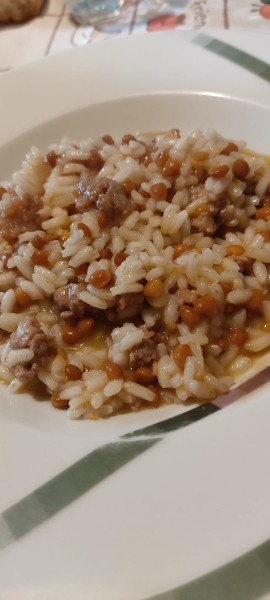 IN CUCINA CON ARSELIO: risotto con salsiccia e lenticchie