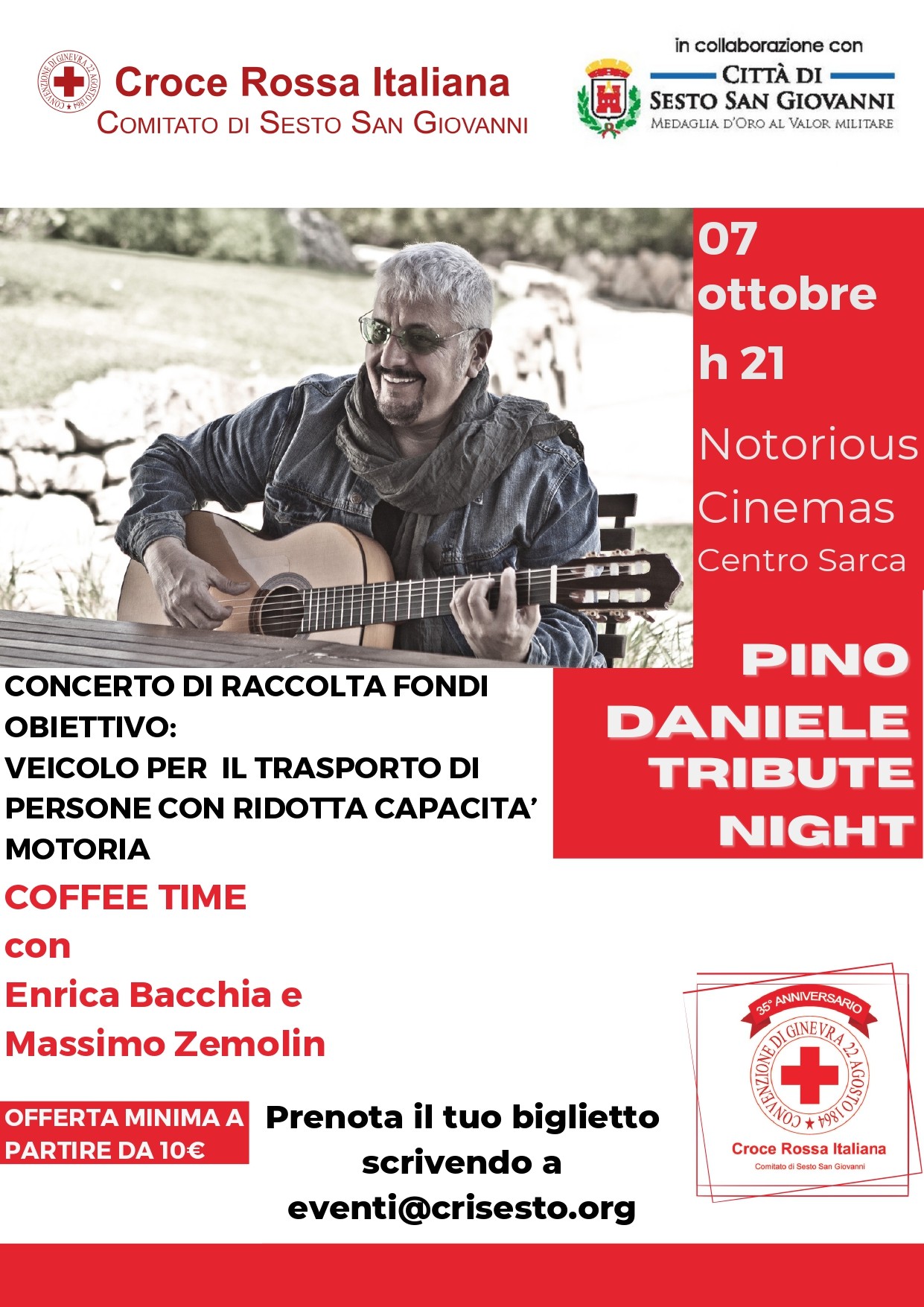 Sesto - Sabato 7 ottobre musica e volontariato si uniscono in un grande evento