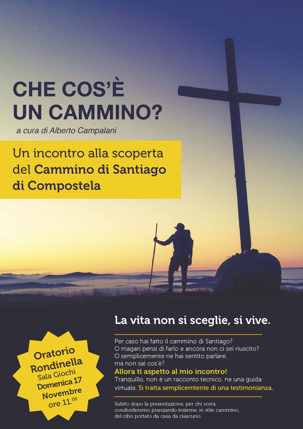 Incontro alla scoperta del Cammino di Santiago di Compostela