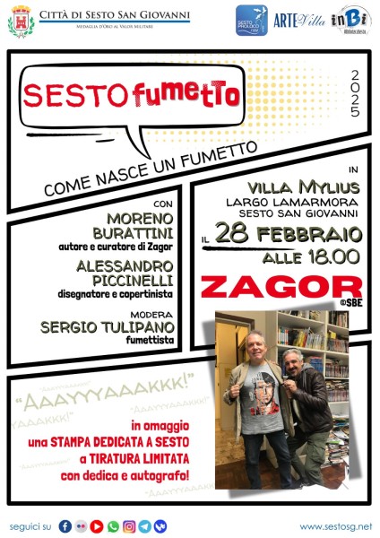 Evento Sesto Fumetto "ZAGOR" - 25 Febbraio 2025