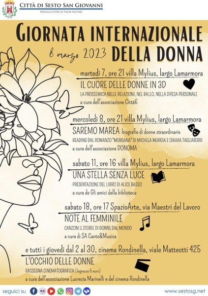 Sesto - GIORNATA INTERNAZIONALE DELLA DONNA