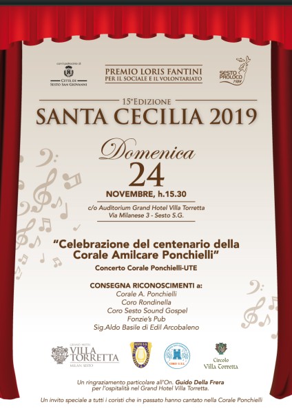 Sesto - Domenica 24 novembre 2019 - Santa Cecilia patrona della musica