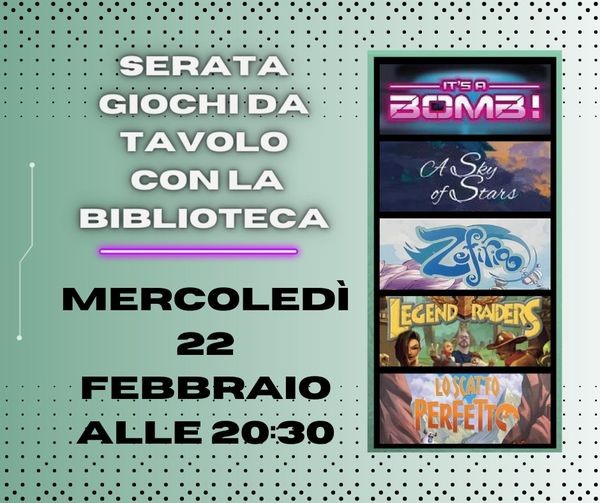 Sesto - Sei Amante dei Giochi da Tavolo? Grande appuntamento in Villa Mylius!