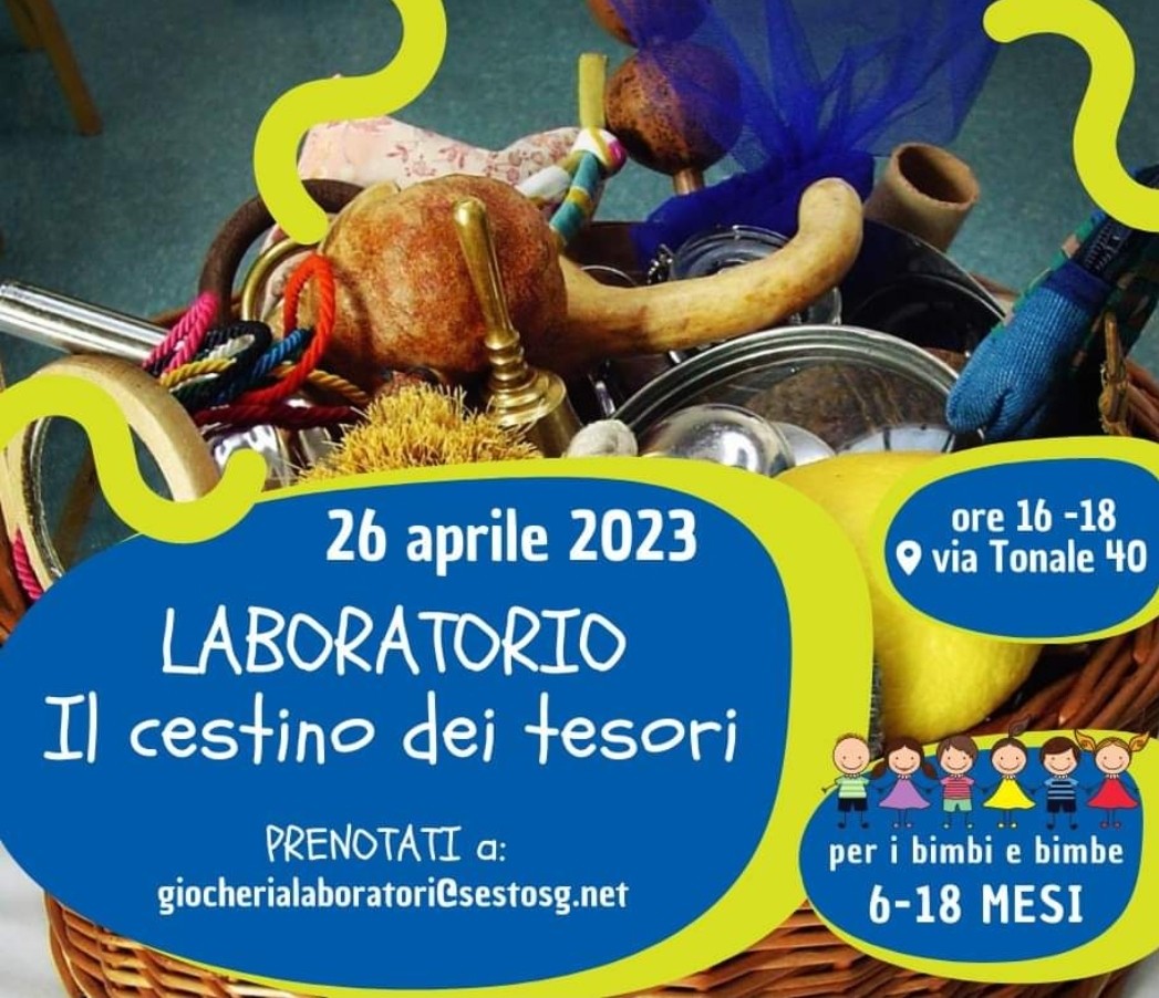 Sesto - Bambine e bambini mercoledì 26 aprile c'è un nuovo laboratorio a Piccoli&amp;grandi! 