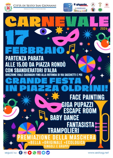 Sesto - Carnevale in piazza 2024