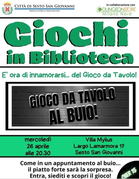 Sesto - Continuano gli appuntamenti con i giochi organizzati dalla biblioteca!