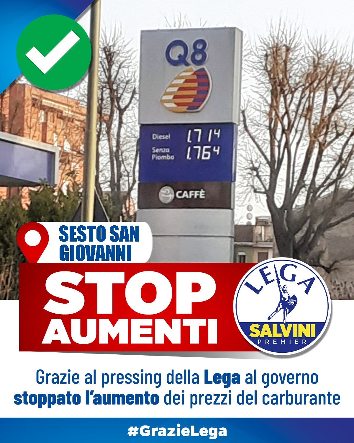 COMUNICATO STAMPA - LO SCONTO CARBURANTI SIA ESTESO SINO A FINE EMERGENZA